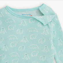 Load image into Gallery viewer, Blue Polaris Waffle LS PJ Set
