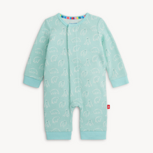 Load image into Gallery viewer, Blue Polaris Waffle Magnetic Coverall
