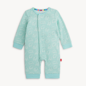 Blue Polaris Waffle Magnetic Coverall