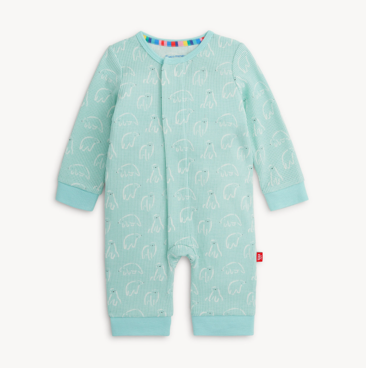 Blue Polaris Waffle Magnetic Coverall
