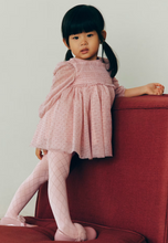 Load image into Gallery viewer, Girl Glitter Baby Shimmer Tulle Dress- Petal
