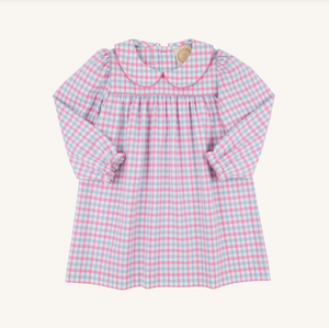 Maerin Fitz Frock LS- Barrington Blue/ HHP Gingham