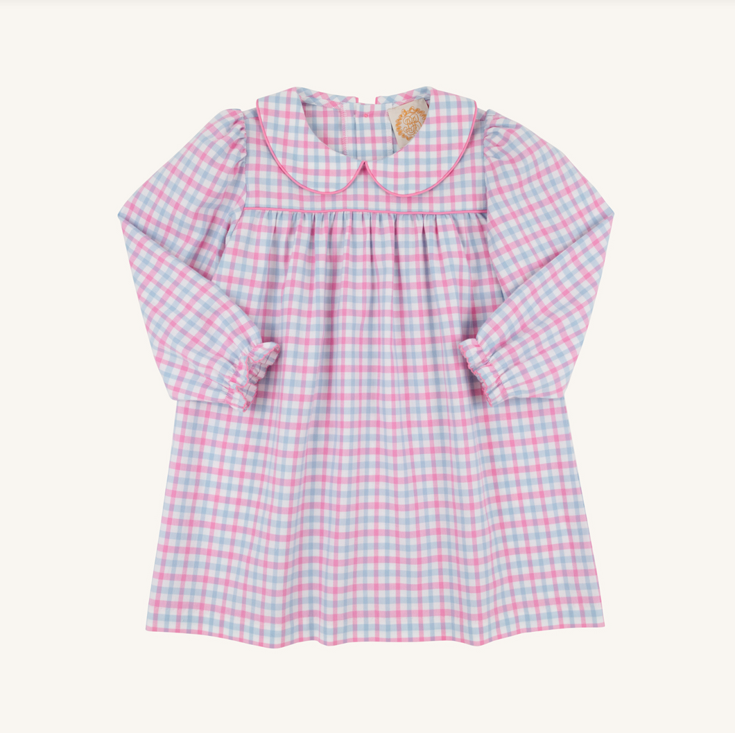 Maerin Fitz Frock LS- Barrington Blue/ HHP Gingham