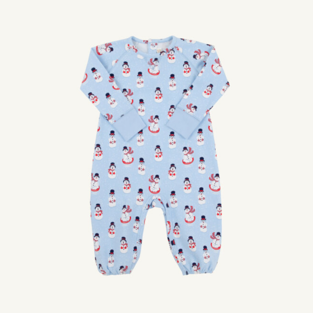 Cassidy Comfy Crewneck Romper- Frosty Friends/ BSB
