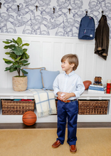 Load image into Gallery viewer, Prep School Pants Twill - Nantucket Navy/ RR
