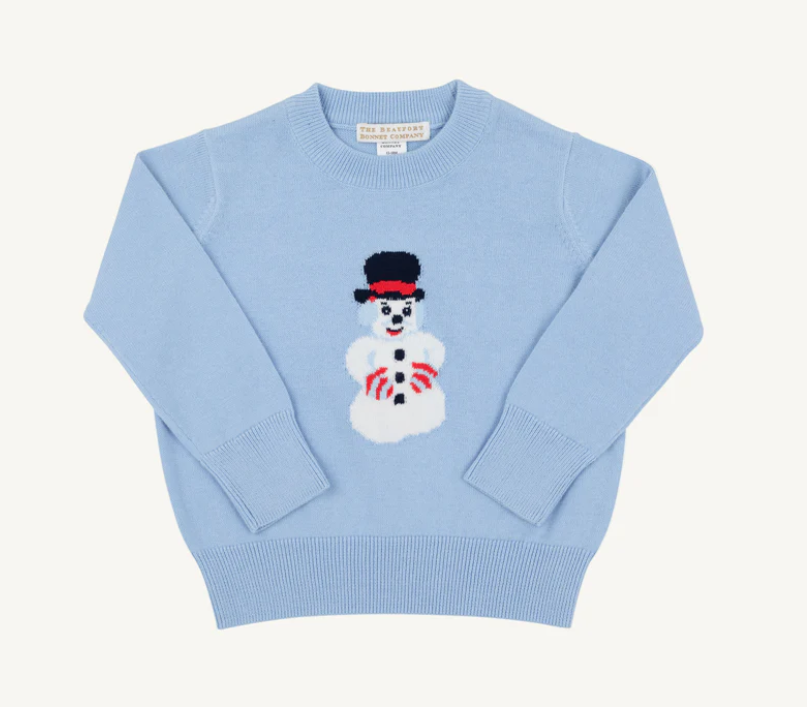Isaacs Intarsia Sweater- BSB/ Snowman
