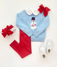 Load image into Gallery viewer, Isaacs Intarsia Sweater- BSB/ Snowman
