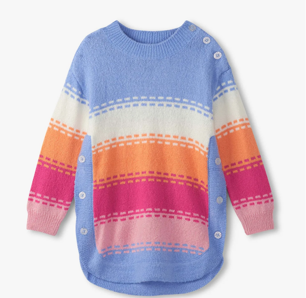 Bold Stitch Chunky Sweater- Multi