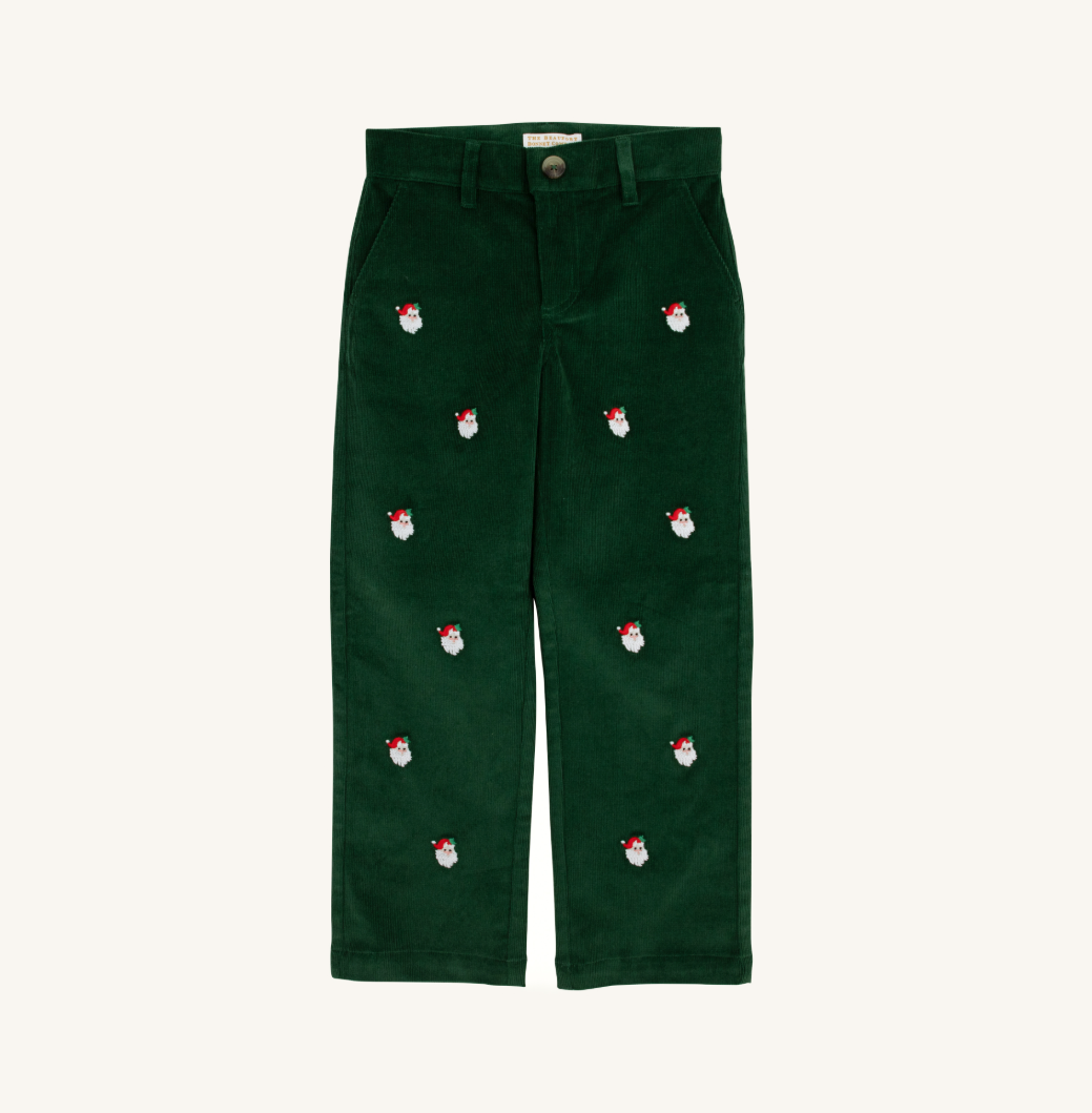 Critter Prep School Pant Cord- Grier Green/ NN/ Santa