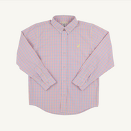 Dean's List Dress Shirt- Woodstock Park Plaid/ Lake Worth Yellow