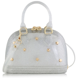 Cate Silver Purse w/ Gold Stars