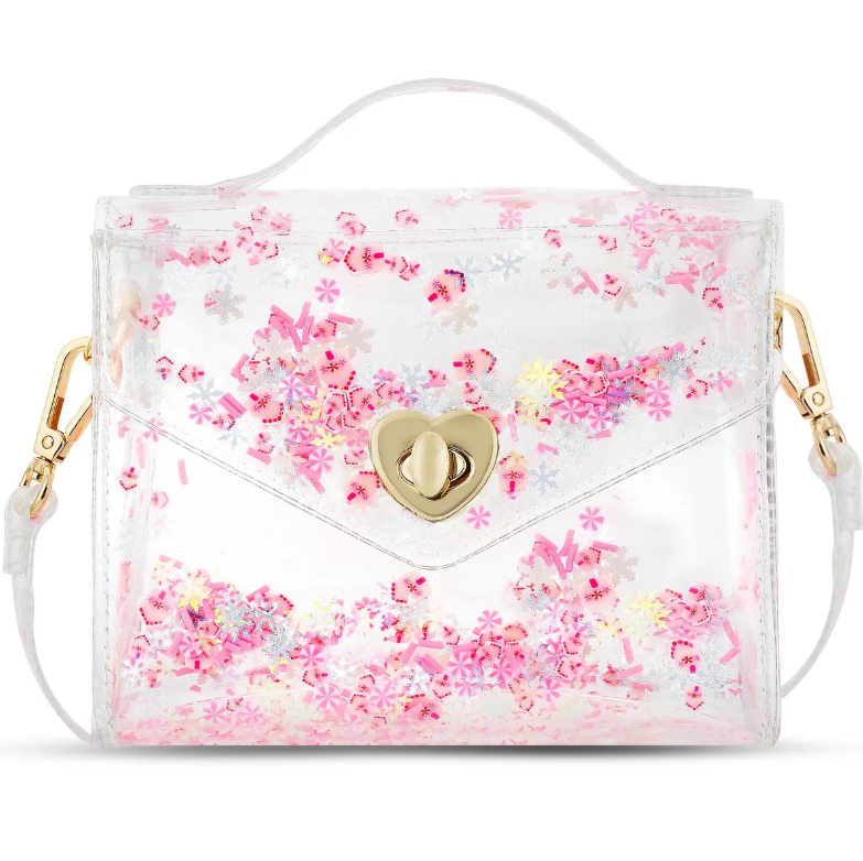 Gussie Pink Peppermint Purse