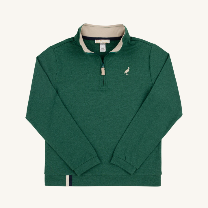 Prepletic Hayword Half-Zip- Grier Green/Keeneland Khaki