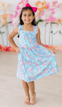 Load image into Gallery viewer, Crab Walk Ruffle Cross Back Dress
