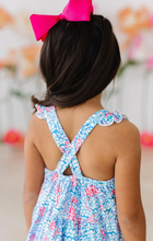 Load image into Gallery viewer, Crab Walk Ruffle Cross Back Dress
