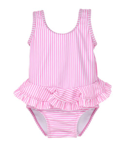 Sweet Pink Stripe UPF 50+ Stella Swimsuit