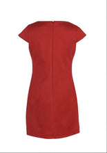 Load image into Gallery viewer, The Ella Shift Dress- Red
