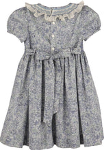 Load image into Gallery viewer, Fall Bloom Collar Dress- BL
