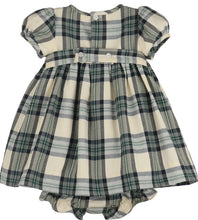 Load image into Gallery viewer, Tee Time Checks Smock Dress Set- Green
