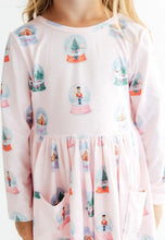 Load image into Gallery viewer, Let It Snow LS Pocket Twirl Dress
