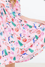 Load image into Gallery viewer, Sugarplum Fairy Pocket Twirl Dress
