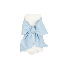 Load image into Gallery viewer, Bow Swaddle Broadcloth- Buckhead Blue
