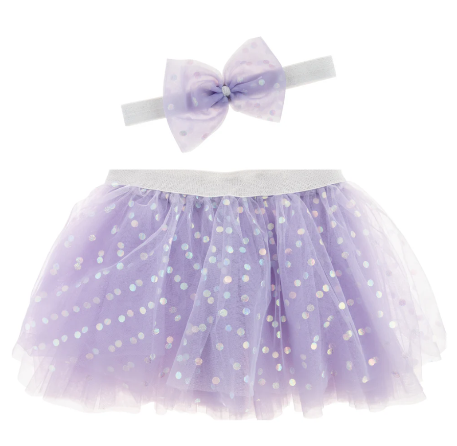Big Sister Tutu & Headband Set- Lilac