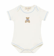 Load image into Gallery viewer, Bear Hugs Sky Lap Bodysuit - WHT / BL
