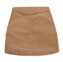 Load image into Gallery viewer, Med Brown Cord Button Up Skirt
