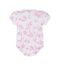 Load image into Gallery viewer, Pink Toile Smocked Bubble
