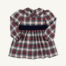 Load image into Gallery viewer, LS Cindy Lou Sash Dress (Woven) - Paris Pike Plaid / NN
