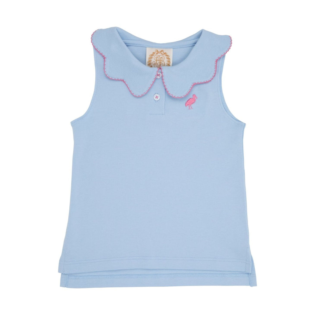 Paige’s Playful Polo- Beale Street Blue/ Hamptons Hot Pink