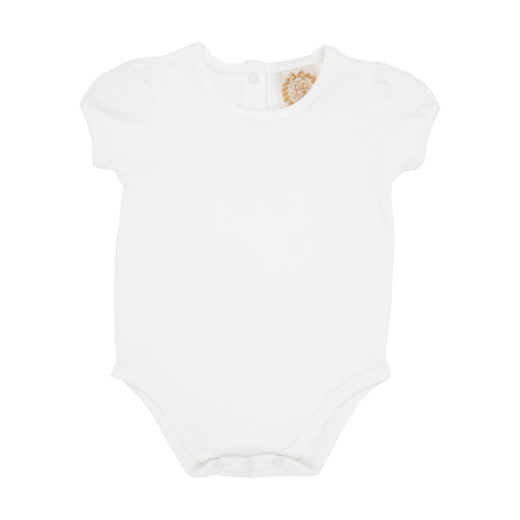 Penny’s Play Shirt SS Onesie - Worth Avenue White