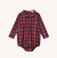 Load image into Gallery viewer, Peter Pan Collar Shirt &amp; Onesie LS- Bucktown Tartan
