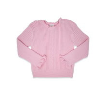 Load image into Gallery viewer, Cable Knit Sweater- Pink
