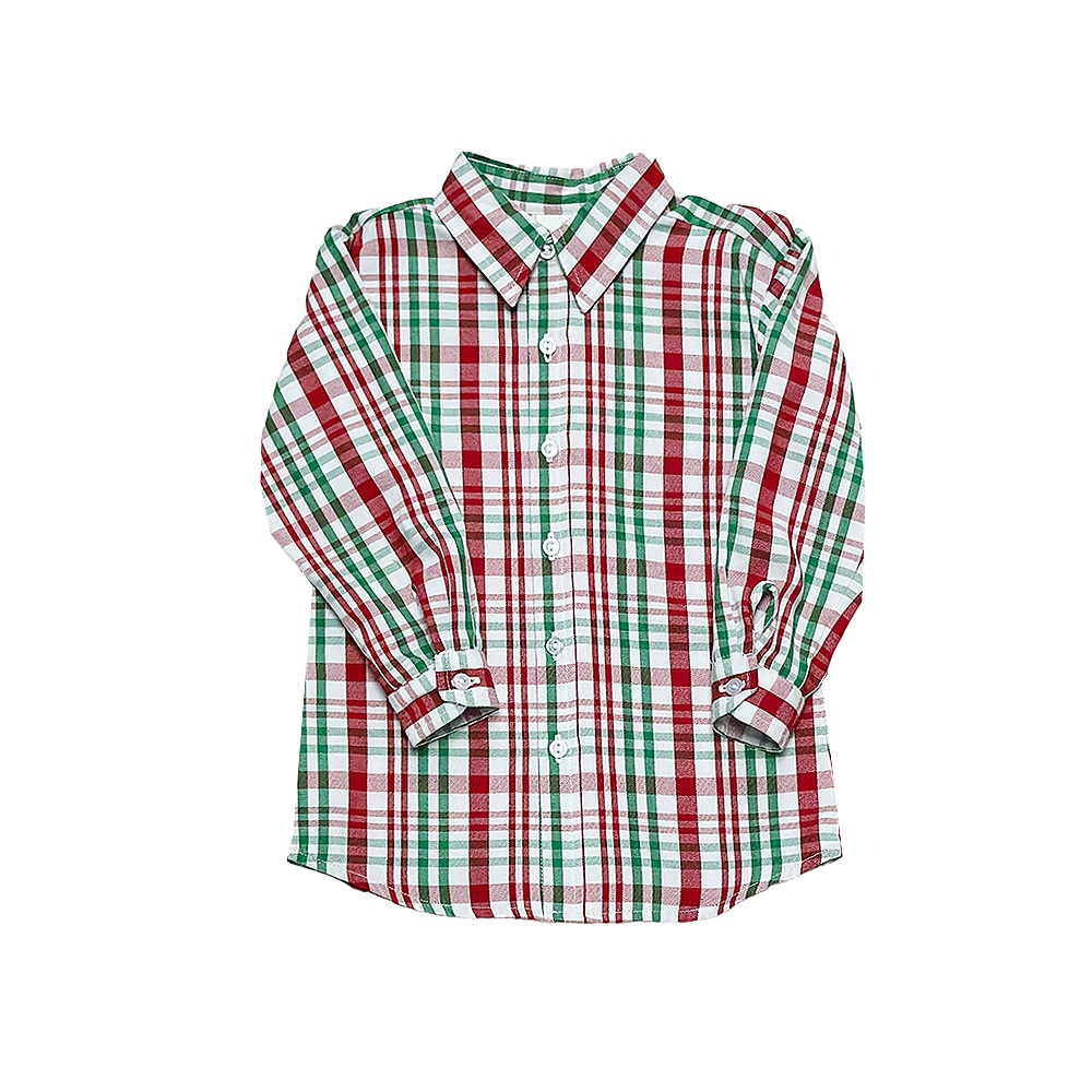 Sleigh Plaid Alton Button Down Shirt