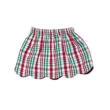 Load image into Gallery viewer, Sleigh Plaid Kendall Reversible Skirt in Red Cord
