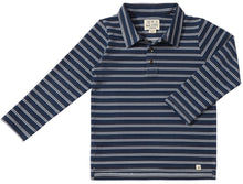 Load image into Gallery viewer, Spencer Polo- Navy/White Stripe
