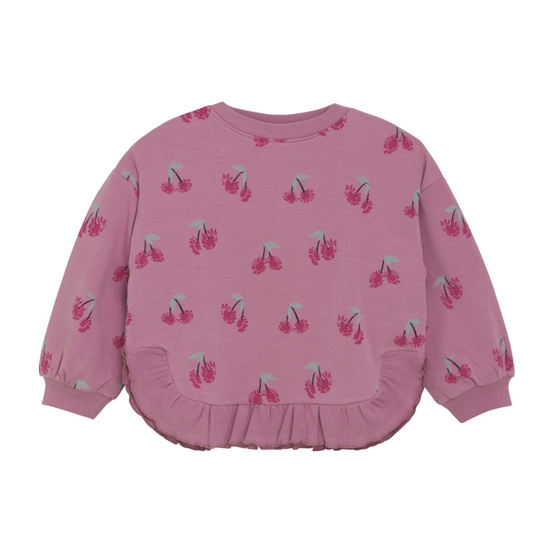 AOP Sweatshirt LS- Mauve Orchid