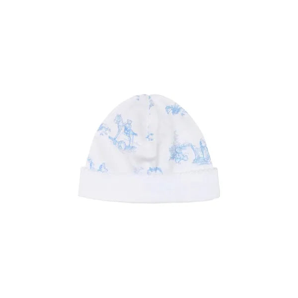 Blue Toile Hat