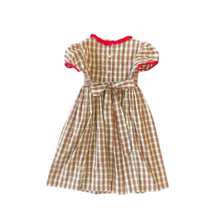 Load image into Gallery viewer, Rose Smocked Waist Dress - Red Plaid
