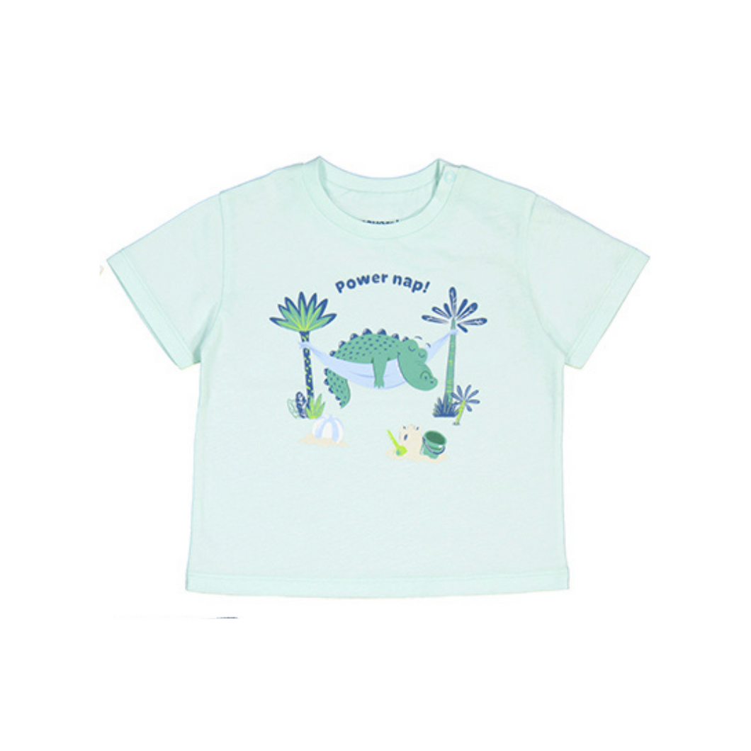 Gator Power Nap Tee in Aqua