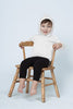 Zip Back Cable Sweater- White