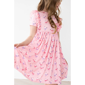 Pink Chicks S/S Ruffle Twirl Dress