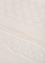 Load image into Gallery viewer, Cotton Baby Shawl- Natural White
