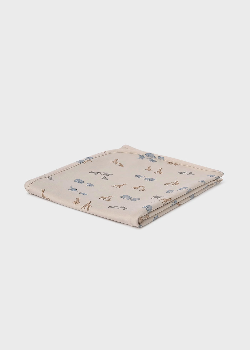Safari Swaddle Blanket- Blue Bell