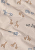 Safari Swaddle Blanket- Blue Bell