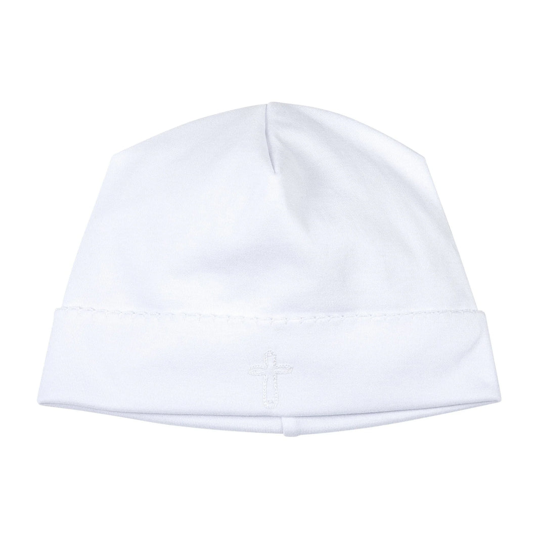 Blessed Embr. Hat- White