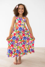 Load image into Gallery viewer, Tropical Floral Ruffle Maxi Dress
