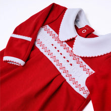 Load image into Gallery viewer, Chris’ Classics Smocked Footie
